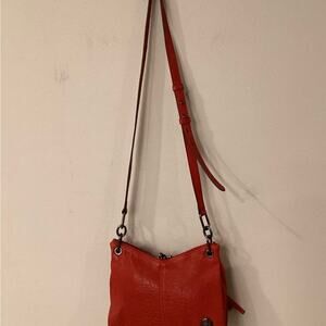 Vince Camuto Red Leather Crossbody Bag